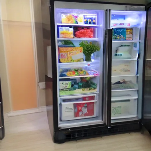 Image similar to fridge inside a fridge