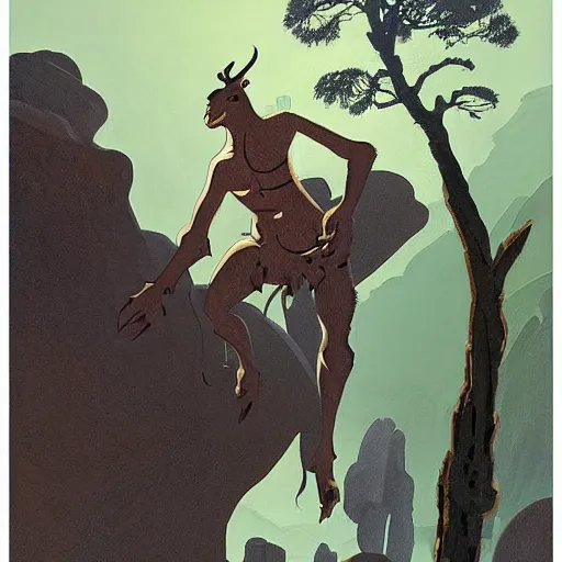 Prompt: a shaded painted full body illustration of a male minotaur with glowing tribal skin markings in a dark cave environment with a bovine head, painterly, detailed, art - deco artwork by pascal campion and ralph mcquarrie in the style of isaac levitan, savrasov, arkhip kuindzhi, t allen lawson and ian fisher and sidney richard percy