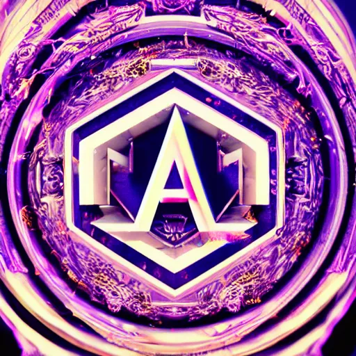 Image similar to a and w vaporwave logo, digital art, cosmic, 3 d high definition, trending on art station, photorealistic, high resolution, 8 k, octane, hyper detailed, insane details, intricate, elite, ornate, elegant trend, highly detailed and intricate, sharp focus, photography, unreal engine