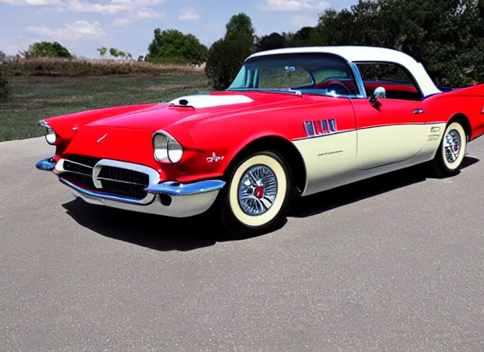 Prompt: 1958 pontiac firebird