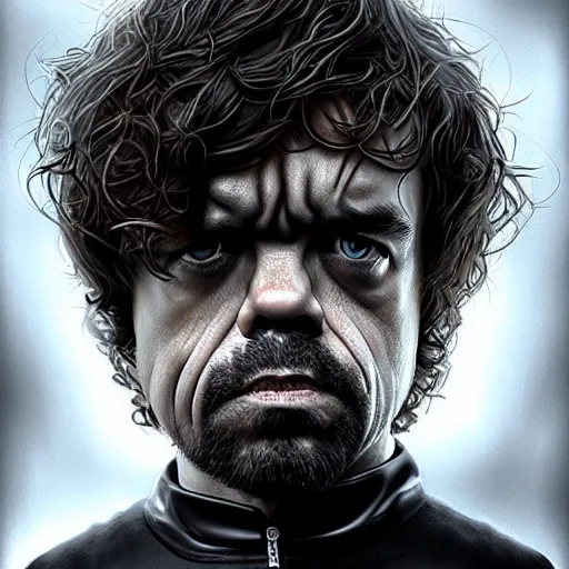 Image similar to peter dinklage as morpheus ( ( ( matrix ) ) ), digital painting, extremely detailed, 4 k, intricate, brush strokes, mark arian, artgerm, bastien lecouffe - deharme