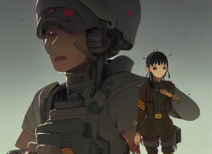 Prompt: mole wearing military gear, underground tunnel, details, fantasy, epic, dirt, landscape illustration concept art anime key visual trending pixiv fanbox by wlop and greg rutkowski and makoto shinkai and studio ghibli and kyoto animation symmetrical facial features