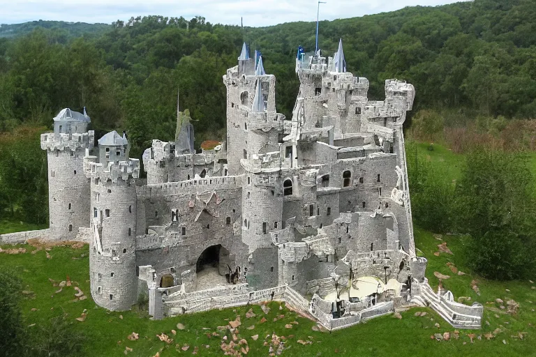 Image similar to a completed castle