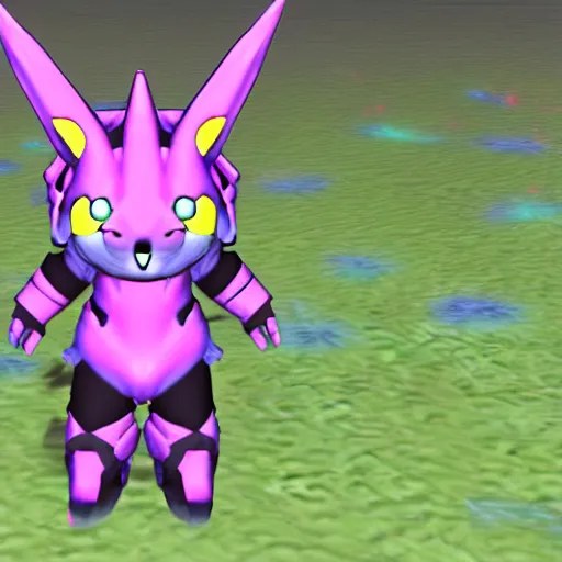 Image similar to phantasy star online rappy