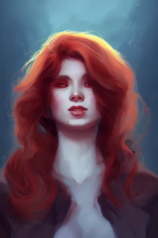 Image similar to a detailed portrait of a beautiful woman with ( red panda ) features, in professional makeup, dramatic lighting, by lois van baarle, ross tran, greg rutkowski, 4 k, trending on artstation