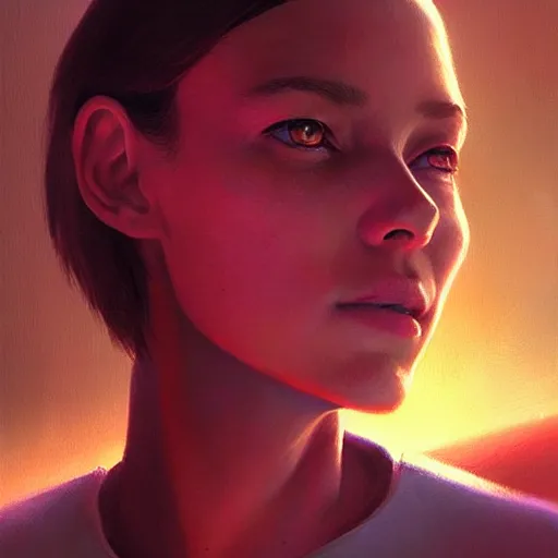 Image similar to A ultradetailed beautiful portrait of a alien , Oil painting, by Ilya Kuvshinov, Greg Rutkowski and moebius, alien art-H 768