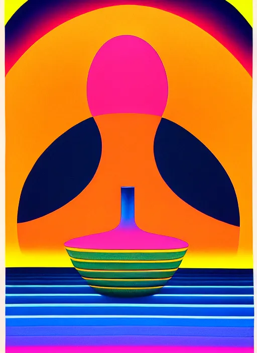 Prompt: pottery by shusei nagaoka, kaws, david rudnick, airbrush on canvas, pastell colours, cell shaded!!!, 8 k