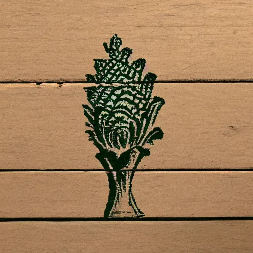 Image similar to logo romanesco simple stencil