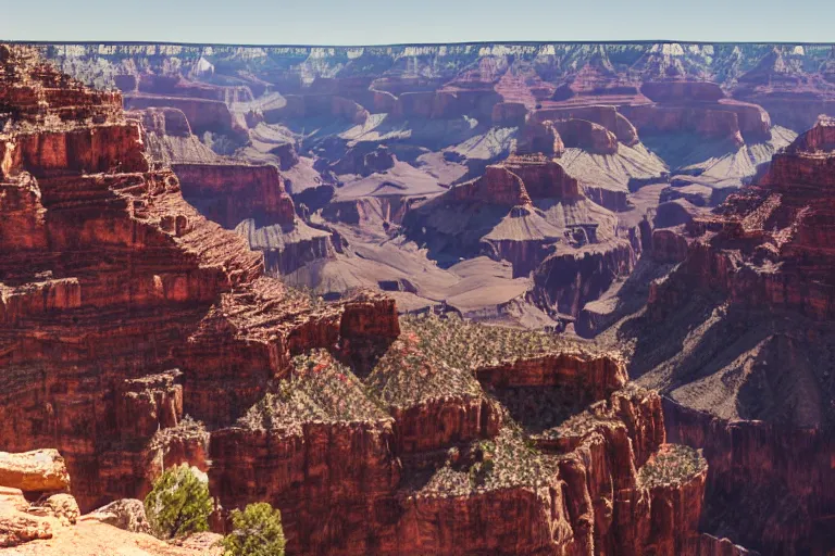 Image similar to Darth Vader visiting the Grand Canyon, 4k photography