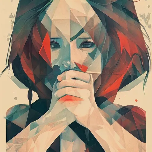 Prompt: Ghost picture by Sachin Teng, asymmetrical, dark vibes, Realistic Painting , Organic painting, Matte Painting, geometric shapes, hard edges, graffiti, street art:2 by Sachin Teng:4