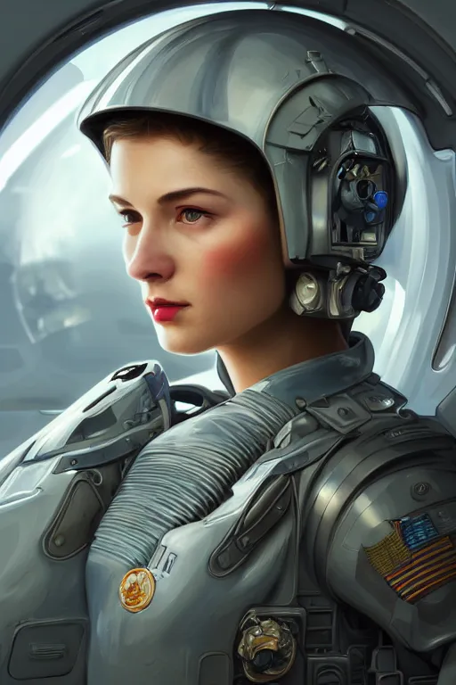 Image similar to portrait futuristic beautiful northern europe Airforce armored pilot Girl, at inside of future fighter aircraft, ssci-fi, fantasy, intricate, very very beautiful, elegant, human anatomy, neon light, highly detailed, digital painting, artstation, concept art, soft light, smooth, sharp focus, illustration, art by tian zi and WLOP and alphonse mucha