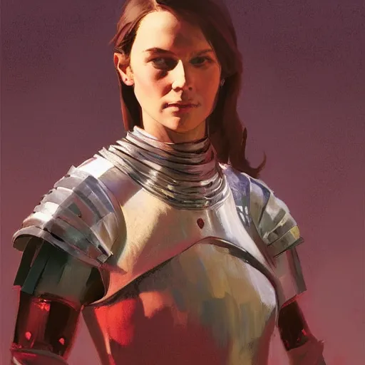 Prompt: detailed portrait of a medieval knight standing near uluru in the australian outback, jodhpurs greg manchess, painting by sargent and leyendecker, asymmetrical intricate elegant illustration gwent, by greg rutkowski, by greg tocchini, by craig mullins