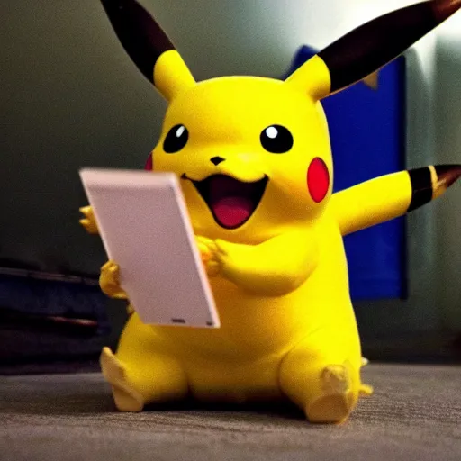 Prompt: if Pikachu were a real animal,f22