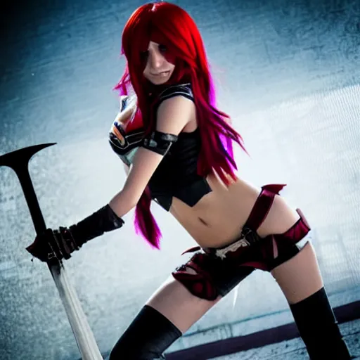 Image similar to Katarina from LoL in ainme