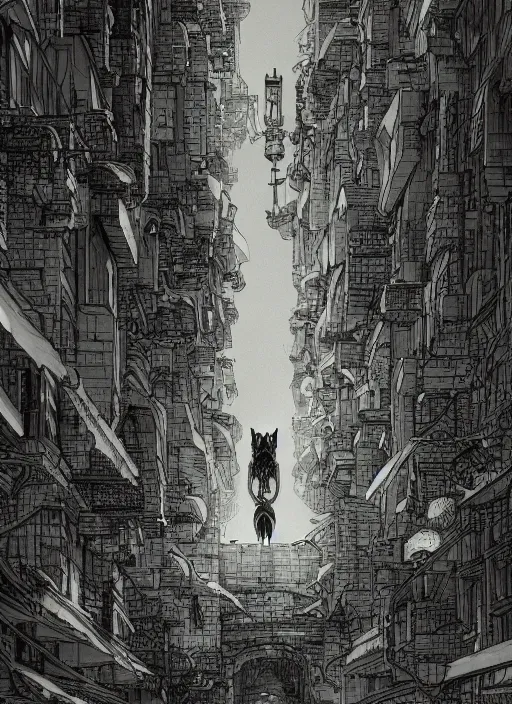 Image similar to Beastars Legoshi , Dynamic lighting, Charachter design, cinematic, extremely high detail, photo realistic, cinematic lighting, pen and ink, intricate line drawings, post processed, concept art, artstation, matte painting, style by Raphael Lacoste, Eddie Mendoza, Q Hayashida, Paru Itagaki