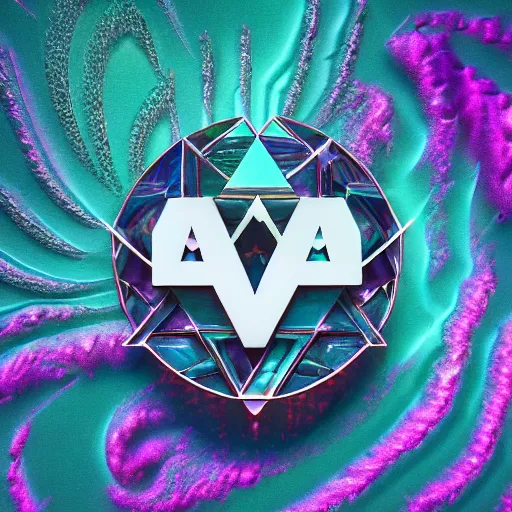 Image similar to a and w vaporwave logo, digital art, cosmic, 3 d high definition, trending on art station, photorealistic, high resolution, 8 k, octane, hyper detailed, insane details, intricate, elite, ornate, elegant trend, highly detailed and intricate, sharp focus, photography, unreal engine