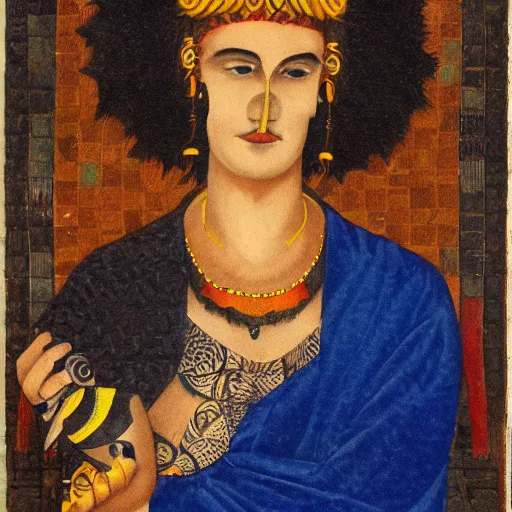 Image similar to portrait of angra mainyu