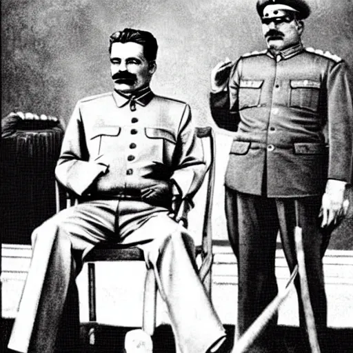 Prompt: stalin's death, photo in color