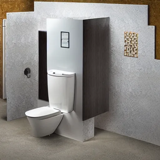 Image similar to toilets populated by