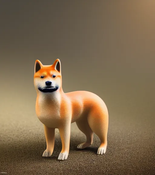 Image similar to award winning 5 5 mm photo of a shiba inu tapir hybrid in a part.. dof. bokeh. art by greg rutkowski. life - like. very detailed 8 k. intricate. soft light. nikon d 8 5 0.