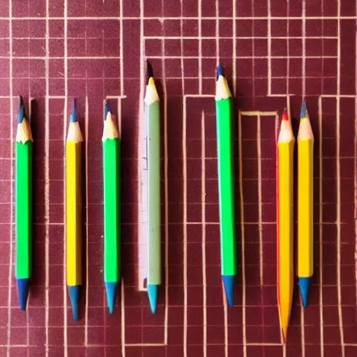 Image similar to pencils in the shape of a duck