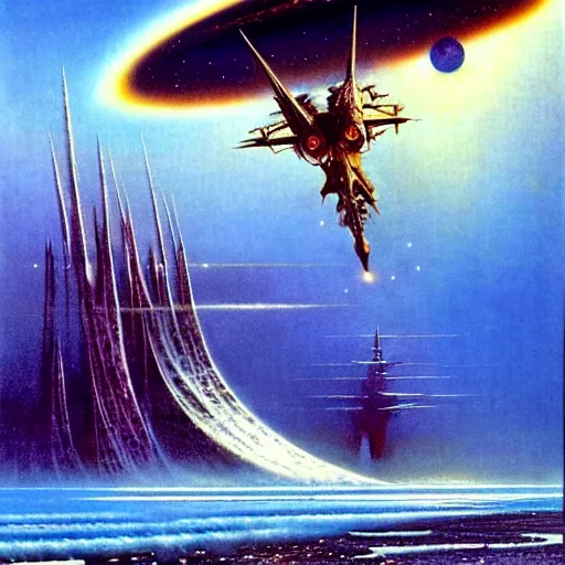 Image similar to chased to dream of by bruce pennington