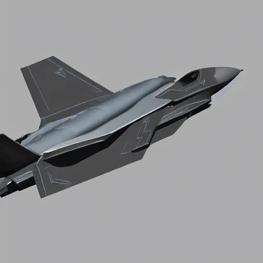 Image similar to a mechanized bird with wings spread out, gunmetal grey, very symmetrical, orthographic view, top down view, bottom view, side view, blueprints, mecha, lockheed martin f - 3 5 lightning ii, fighter jet, cybernetic, robotic, highly detailed, artstation, autodesk maya, super realistic, unreal engine