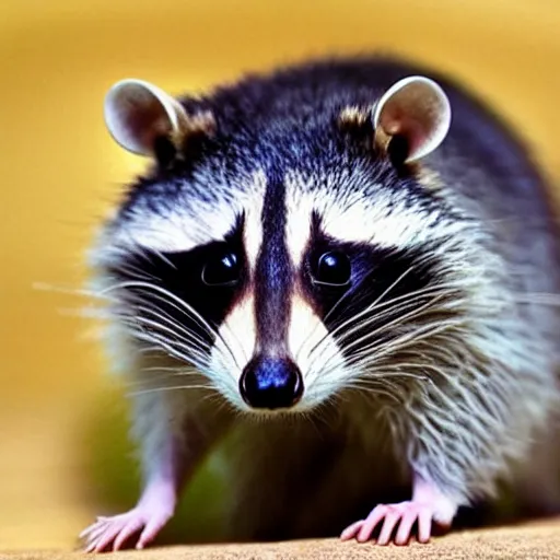 Image similar to a rat-raccoon hybrid