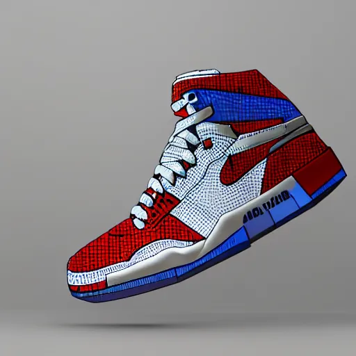 ArtStation - Nike Air Jordan 1 Low Custom 03