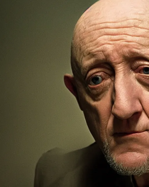 Image similar to jonathan banks as mike ehrmantraut, cinematic lighting, renaissance portrait, oil painting