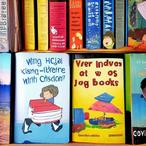 Image similar to photo : the covers of terrible children's books