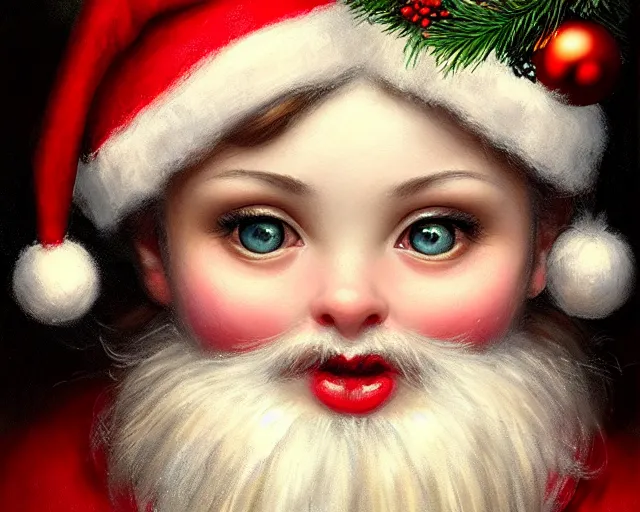 Prompt: closeup profile portrait of victorian christmas dinner, nicoletta ceccoli, mark ryden, lostfish, max fleischer, hyper realistic, artstation, illustration, digital paint, matte paint, vivid colors, bright, cheerful, detailed and intricate christmas environment