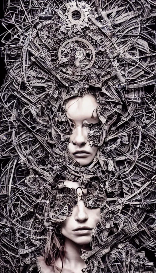 Prompt: techno artwork, by kirsty mitchell