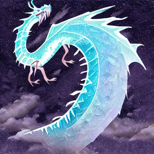 Prompt: dragon ice