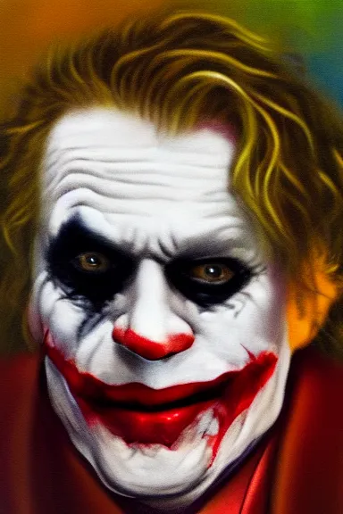 Image similar to portrait of the joker