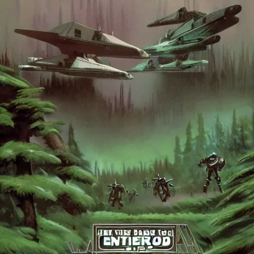 Prompt: The battle of Endor