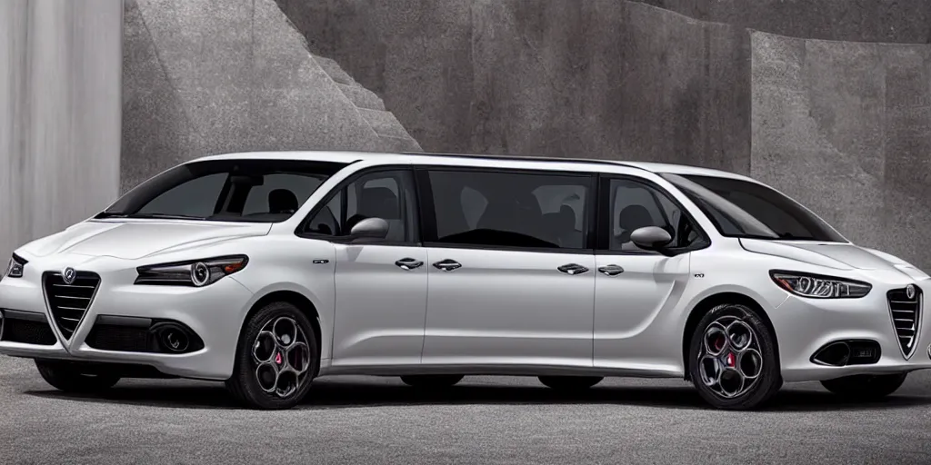 Image similar to 2022 Alfa Romeo Minivan