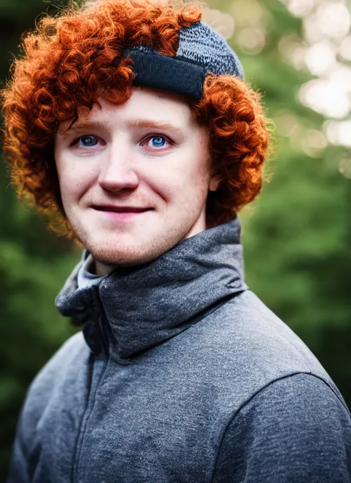 Image similar to portrait photo still of real life kyle broflovski, 8 k, 8 5 mm, f. 1 4