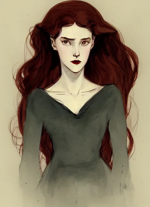 Image similar to a portrait of a pretty young lady by abigail larson