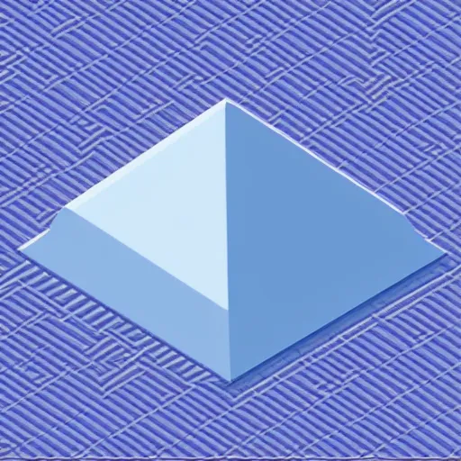 Image similar to isometric view of a mountain with blue gems as resources, svg