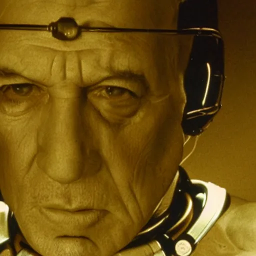 Image similar to movie still of dali cyborg, cinematic composition, cinematic light, criterion collection, by david lynch