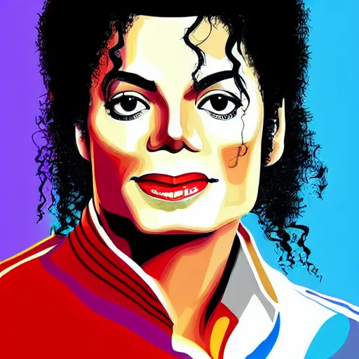 Image similar to digital painting of Michael Jackson by Jones Android, hyperdetailed