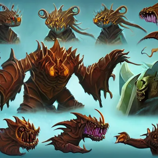 Prompt: Runescape boss monster concept art, highly detailed, beast of legends, exciting, magnificent