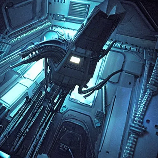 Image similar to the Nostromo spaceship of the Alien movie