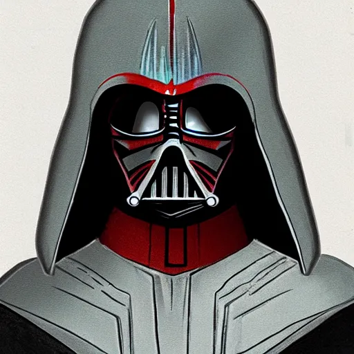 Image similar to concept art of a new Star Wars sith Lord