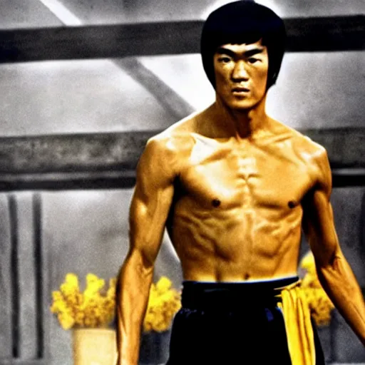 Image similar to Bruce Lee as Jesus