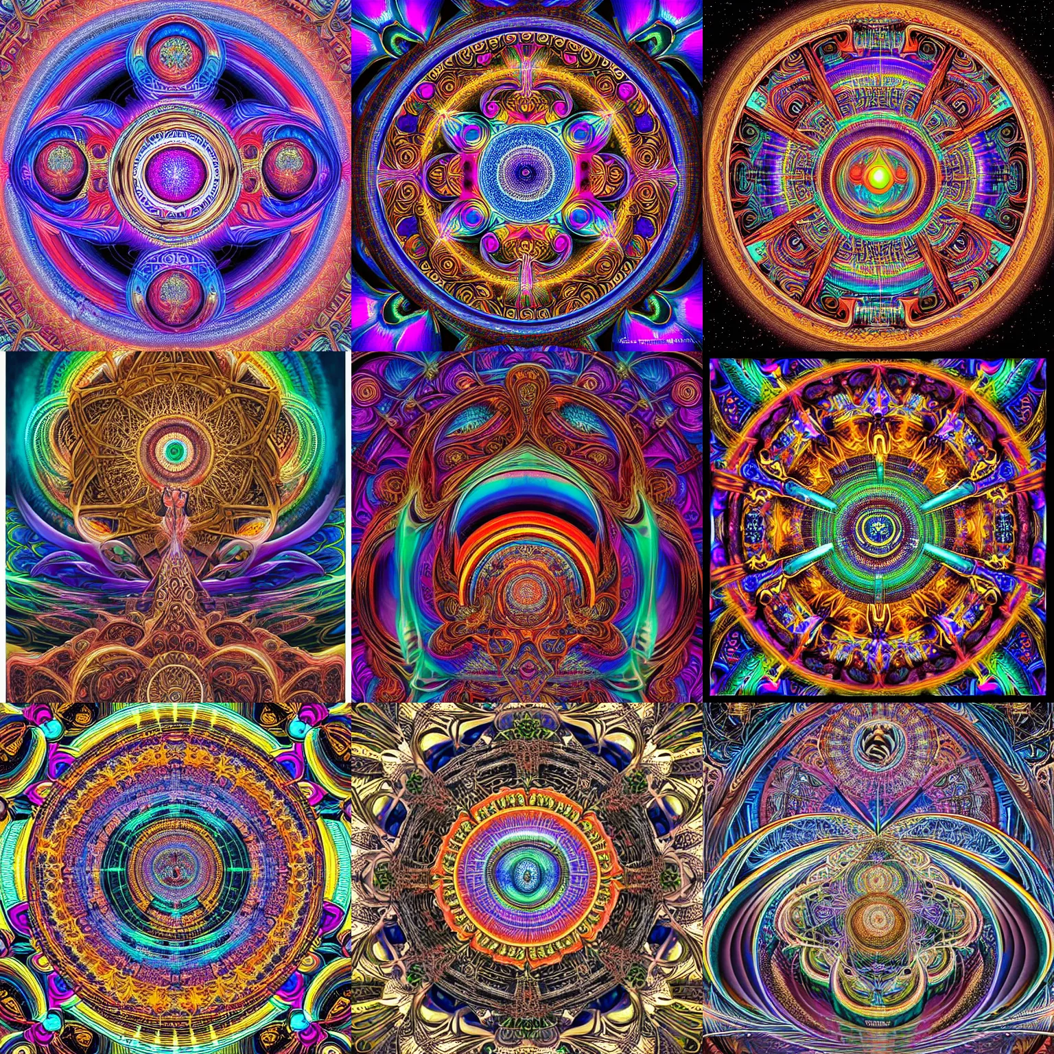 Prompt: a intricate ornate psychedelic image of a shambhala, digital art by felix kelly, alex grey, dan mumford, artgerm, psychedelic art, psychedelic, fractalism, fractals, sacred geometry, artstation, detailed, art, hyper realism, hyper detailed, cgsociety, ue 5, hd, 3 d