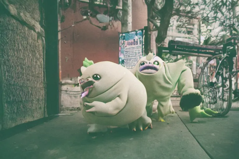 Image similar to a photo of koffing as a real creature in the real world, kodak ektachrome e 1 0 0 photography