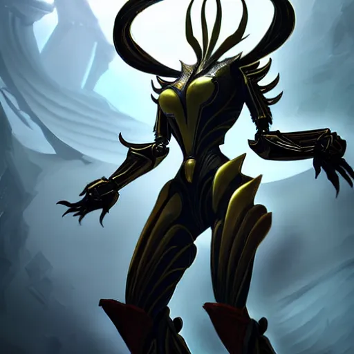 Image similar to highly detailed exquisite fanart, looking up at a 300 foot tall giant elegant beautiful saryn female warframe, as an anthropomorphic robot female dragon, sharp claws, posing elegantly over your tiny form, detailed legs looming over your pov, giantess shot, camera close to the legs, upward shot, ground view shot, leg shot, front shot, epic cinematic shot, high quality warframe fanart, captura, realistic, professional digital art, high end digital art, furry art, giantess art, anthro art, DeviantArt, artstation, Furaffinity, 8k HD render, epic lighting