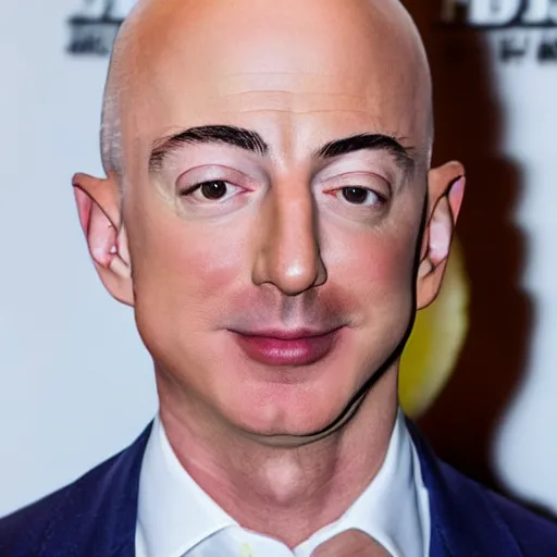 Prompt: lemon with the face of jeffrey bezos